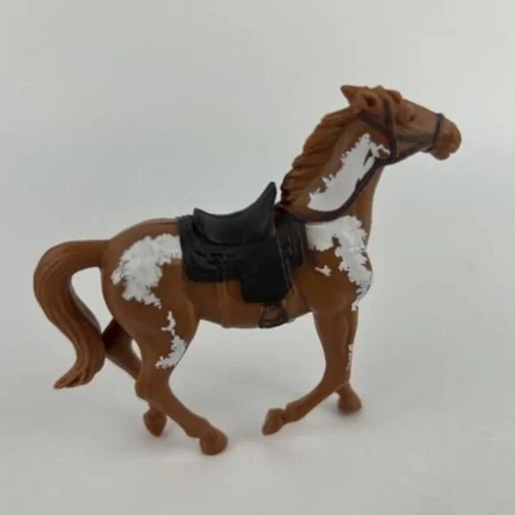 Popak New Ray Plastic Toy Horse Figures Set of 4 PVC - Picture 5 of 16